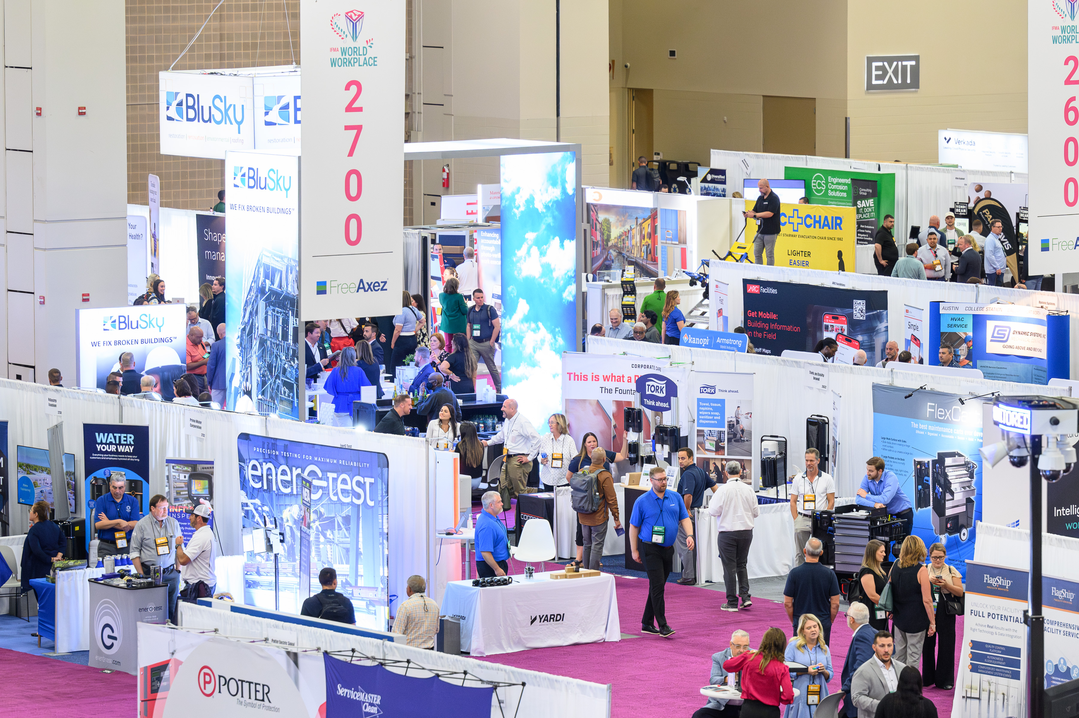Exhibitors at World Workplace